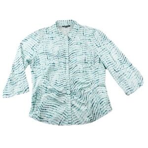 Like New Lafayette 148 Ruched Blouse, Size 16